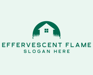 House Yard Lawn logo design