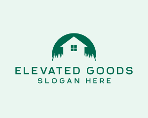 House Yard Lawn logo design