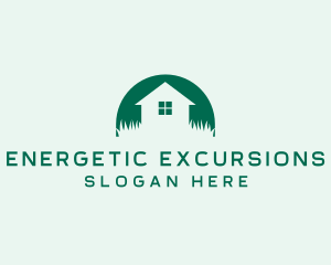 House Yard Lawn logo design