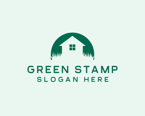 House Yard Lawn logo design