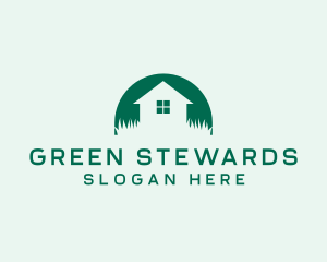 House Yard Lawn logo design