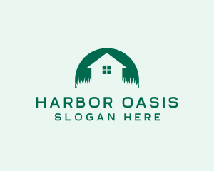 House Yard Lawn logo design