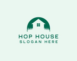 House Yard Lawn logo design