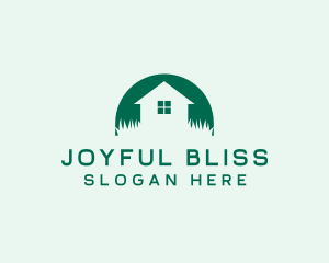 House Yard Lawn logo design