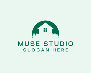 House Yard Lawn logo design