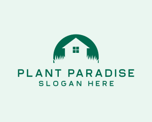 House Yard Lawn logo design