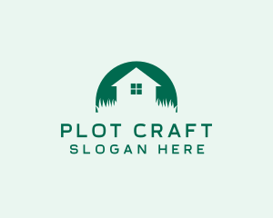 House Yard Lawn logo design