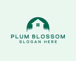 House Yard Lawn logo design