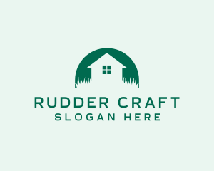 House Yard Lawn logo design