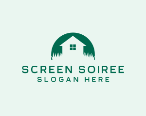 House Yard Lawn logo design