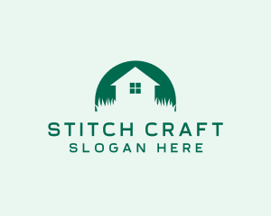 House Yard Lawn logo design