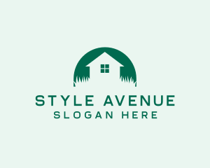 House Yard Lawn logo design