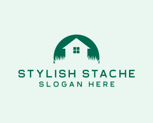 House Yard Lawn logo design