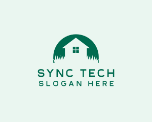 House Yard Lawn logo design