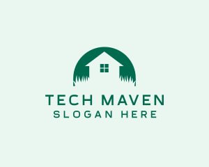 House Yard Lawn logo design