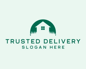 House Yard Lawn logo design