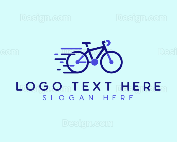 Fast Bicycle Delivery Logo