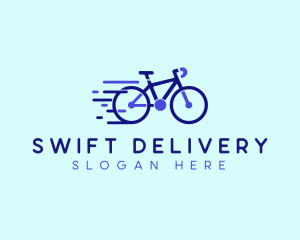 Fast Bicycle Delivery logo design