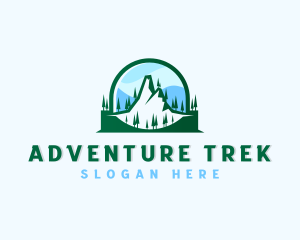 Alpine Mountain Adventure   logo design