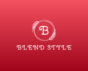 Event Styling Wreath logo design