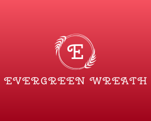 Event Styling Wreath logo design