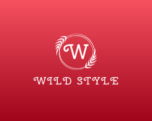 Event Styling Wreath logo design