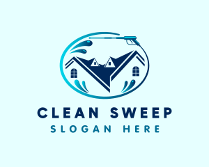 Water House Cleaning logo design