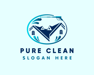 Water House Cleaning logo design