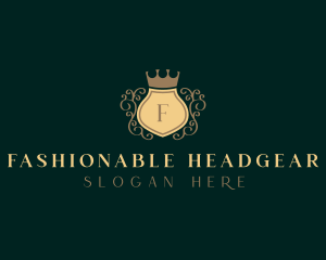 Regal Crown Shield logo design