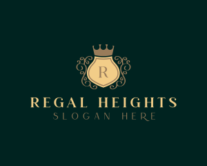 Regal Crown Shield logo design