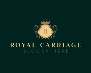 Regal Crown Shield logo design