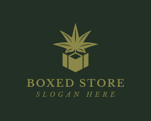 Green Marijuana Box logo design