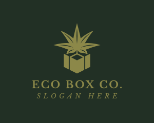 Green Marijuana Box logo design