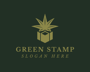 Green Marijuana Box logo design