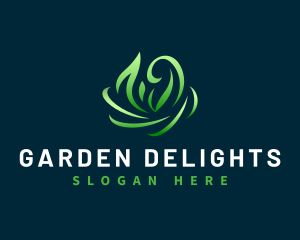 Leaf Lawn Gardening logo design