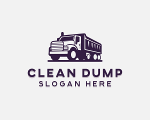 Dump Truck Mover Vehicle logo design