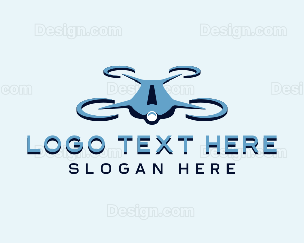 Quadcopter Drone Camera Logo