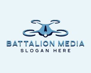  Quadcopter Drone Camera logo design