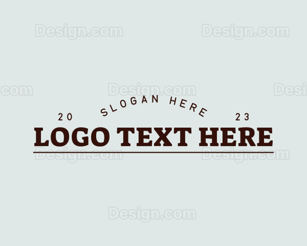 Deluxe Serif Brand Logo