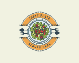 Vegetable Salad Restaurant logo design