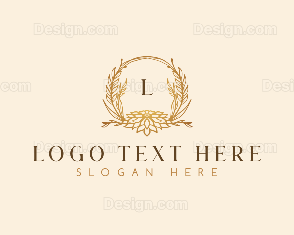 Elegant Floral Boutique Logo