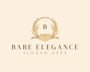 Elegant Floral Boutique logo design