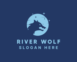 Blue Moon Wolf logo