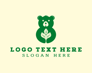 Bear Leaf Nature logo