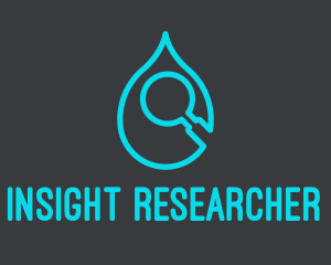 Liquid Drop Research  logo design