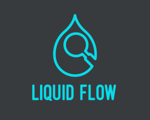 Liquid Drop Research  logo design