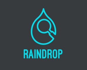 Liquid Drop Research  logo design