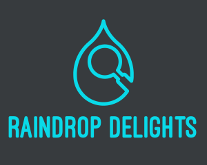 Liquid Drop Research  logo design