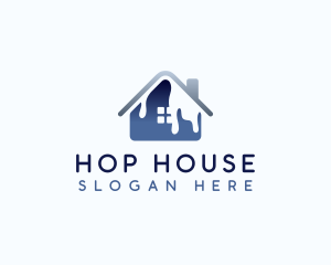 Paint House Renovation logo design