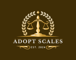 Law Firm Scale Attorney logo design